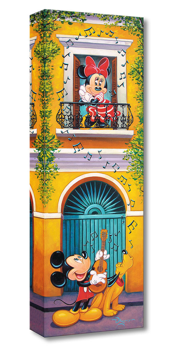 Balcony Serenade -  Disney Treasure On Canvas